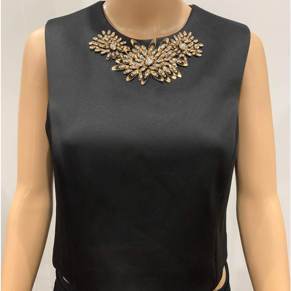Ted baker embellished cap sleeve top